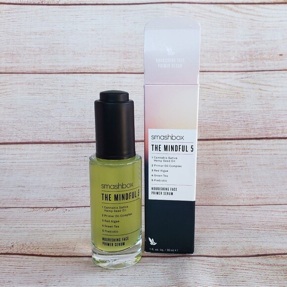 NIB Smashbox Norishing Face Primer Serum - The Mindful 5 - 1 fl. Oz - Picture 6 of 10